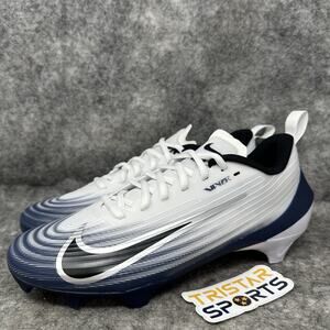 Nike Vapor Speed 3 Football Cleats Mens Size 8.5 White Navy HM8849-103